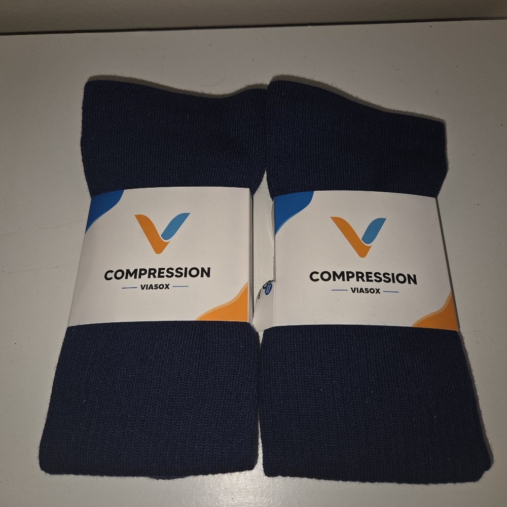 Viasox Women's Compression Socks - Deep Blue